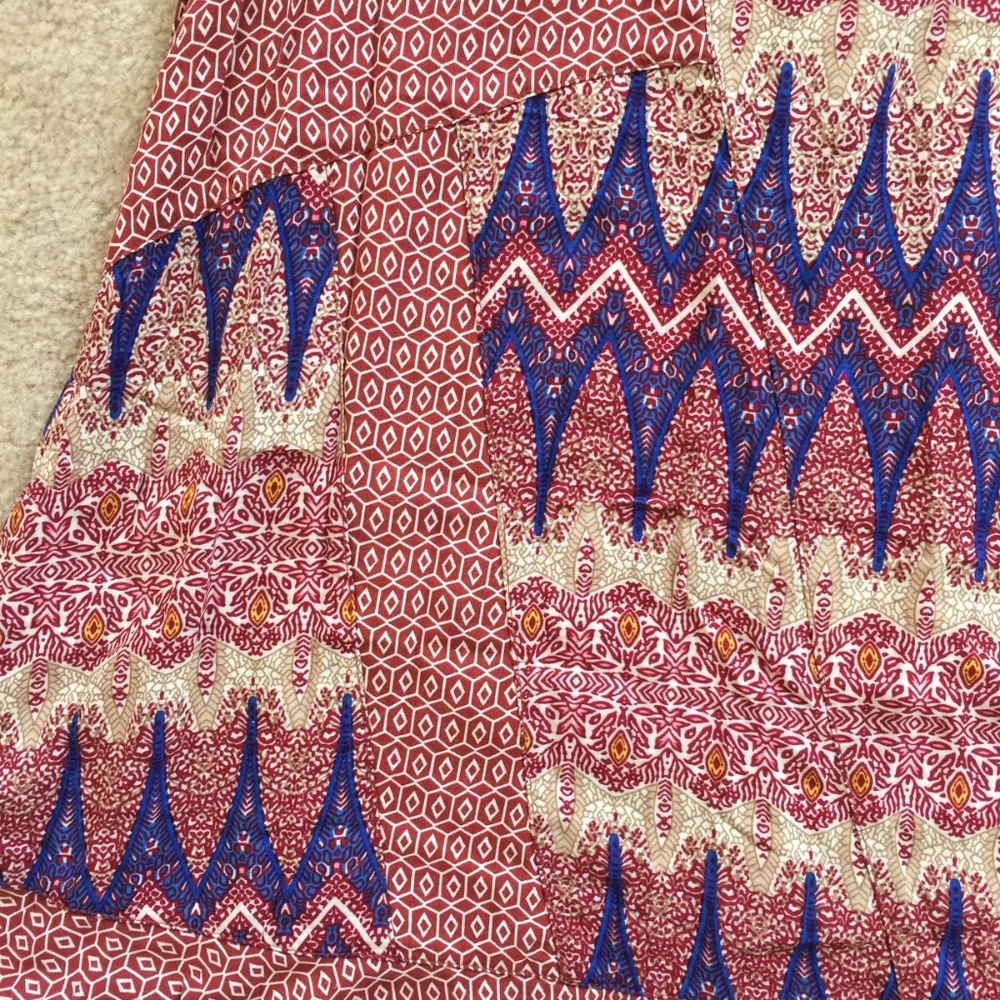 Umgee S Boho Hippie Tunic Dress Hi-Lo Hem NWT - Picture 3 of 8